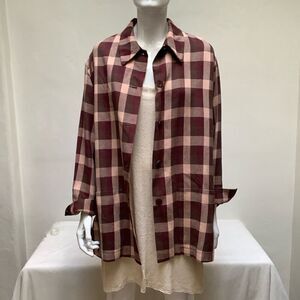 KENZO LINEN SHIRT JACKET  SIZE 40 VINTAGE